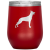 wine tumbler - dog