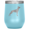 wine tumbler - dog
