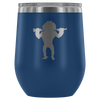 test wine tumbler - cowboy