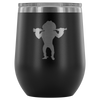 test wine tumbler - cowboy