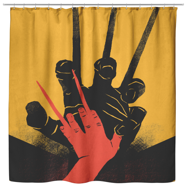 I got these hands shower curtain