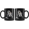 test black mug - robot dog