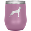 wine tumbler - dog