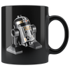 test black mug - robot dog