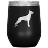 wine tumbler - dog