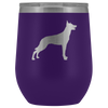 test wine tumbler dog 20190708