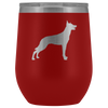 test wine tumbler - dog