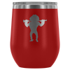 test wine tumbler - cowboy