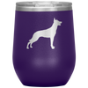wine tumbler - dog