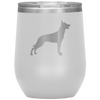 wine tumbler - dog
