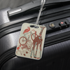 animal luggage tag