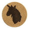tracie test unicorn coaster round