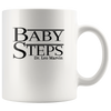 test white 11oz mug - baby steps - 20180612