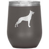 wine tumbler - dog