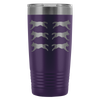 test 20 oz tumbler - many dogs