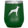 wine tumbler - dog
