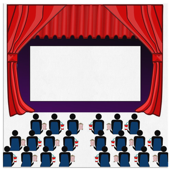 test canvas - square - theater