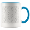 test personalized accent mug - blank