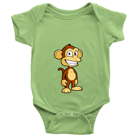 test shirt - green monkey