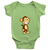 test shirt - green monkey
