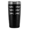 test 20 oz tumbler - many dogs