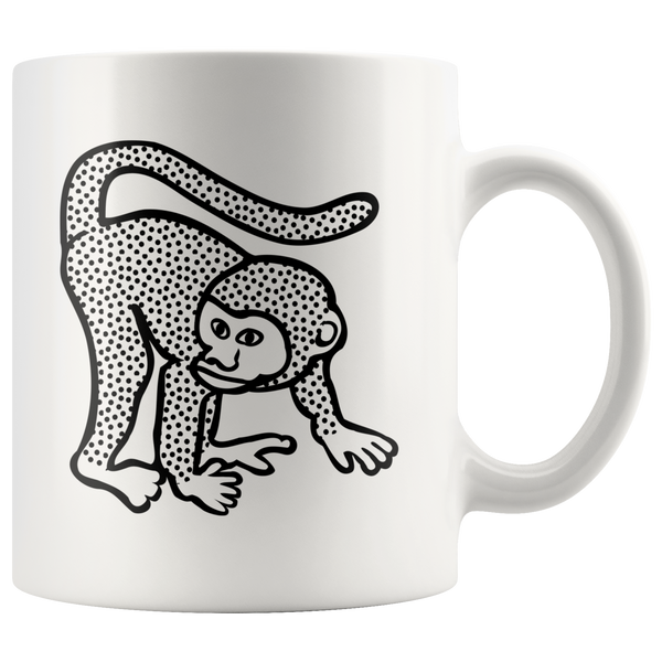 test mug - monochrome monkey