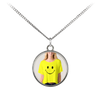 test necklace - happy shirt