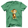 test shirt - green monkey