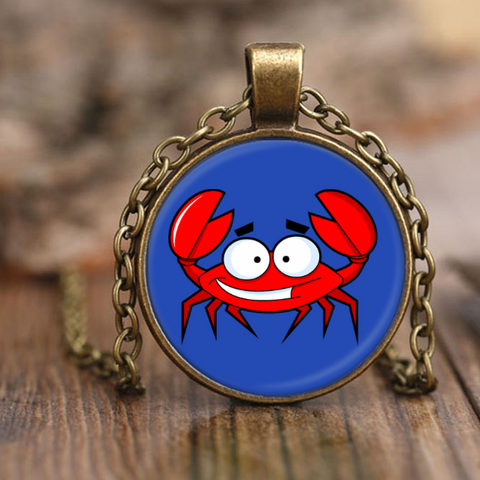 test necklace - crabby