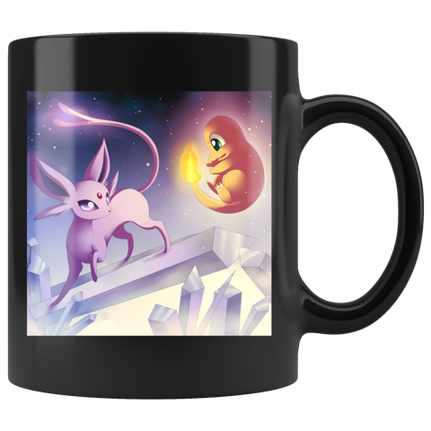 chrome test black 11oz mug