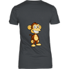 test shirt - woman monkey