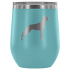 test wine tumbler - woof