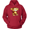 test shirt - red monkey