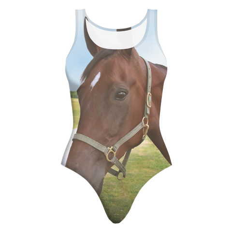 test bathing suit horse