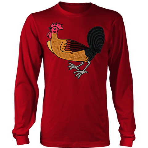 test shirt - rooster vamp