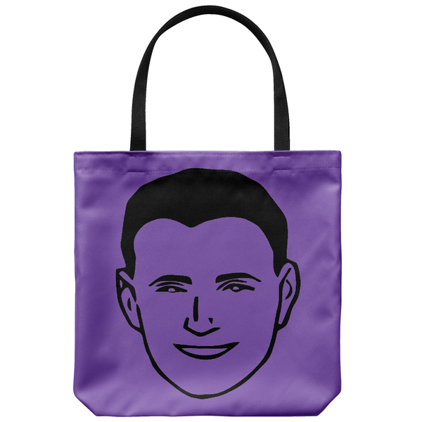 test tote - sign, face