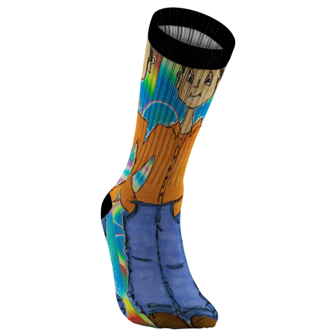 test socks - tall guy