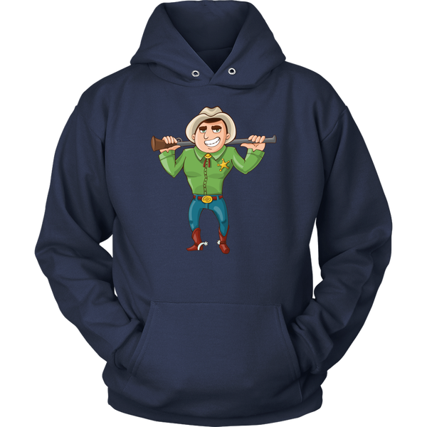 test shirt - cowboy dino