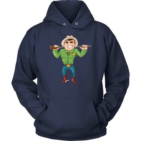 test shirt - cowboy dino