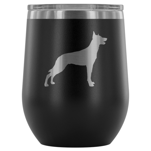 test wine tumbler - dog image