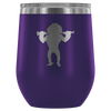 test wine tumbler - cowboy