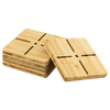 square wood coaster 2