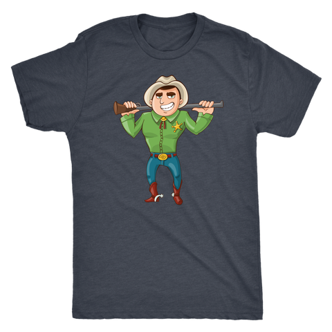 test shirt - cowboy - a