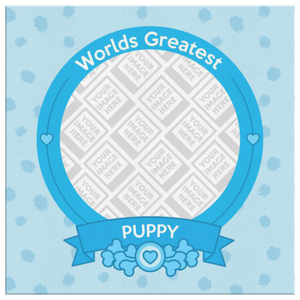 test canvas - square - puppy - 20190920