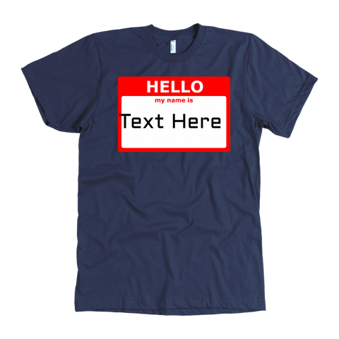 test shirt - nametag