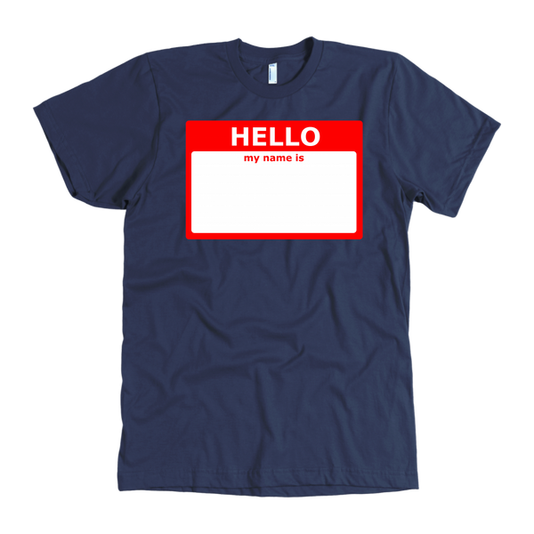 test name shirt 1