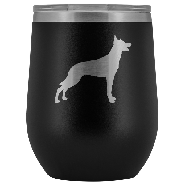 test wine tumbler - dog