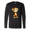 test shirt - monkey, cowboy