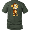 test shirt sign monkey