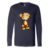 test shirt - monkey, cowboy